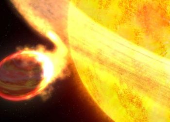 Bintang diduga memakan planet